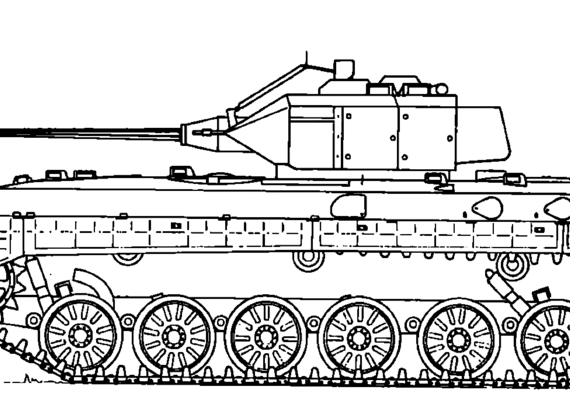 Tank BWP-1M - drawings, dimensions, figures