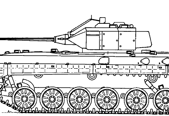 Tank BWP-1M United Defence - drawings, dimensions, figures