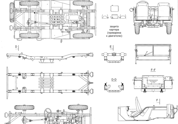 Tank Bantam BRC arrangement - drawings, dimensions, figures