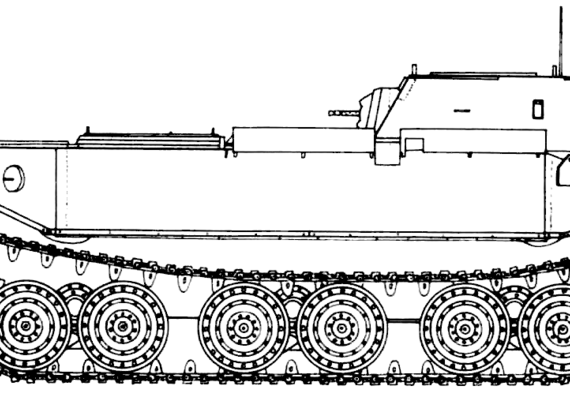 Tank Bergenpanzer Tiger (P) - drawings, dimensions, figures