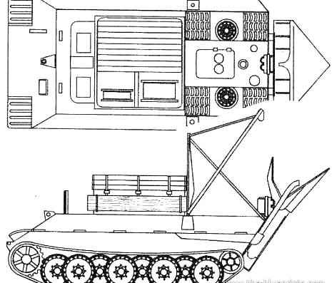 Bergephanter tank - drawings, dimensions, pictures