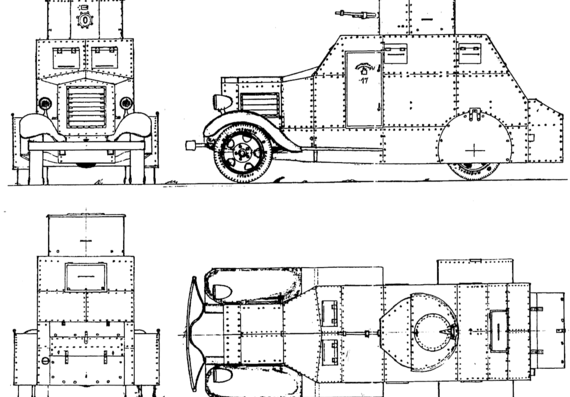 Bilbao Arnourished Car tank - drawings, dimensions, pictures