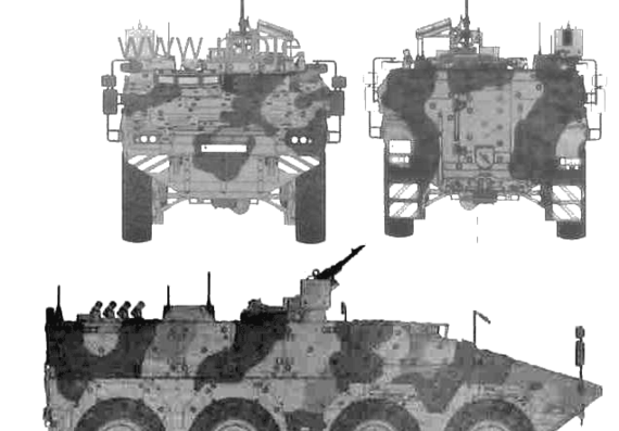 Tank Boxer MAPV - drawings, dimensions, figures