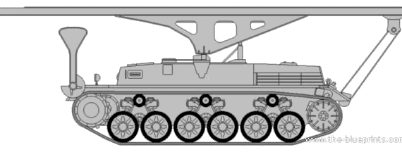 Brackenleger B.W. II tank (Krupp) - drawings, dimensions, pictures
