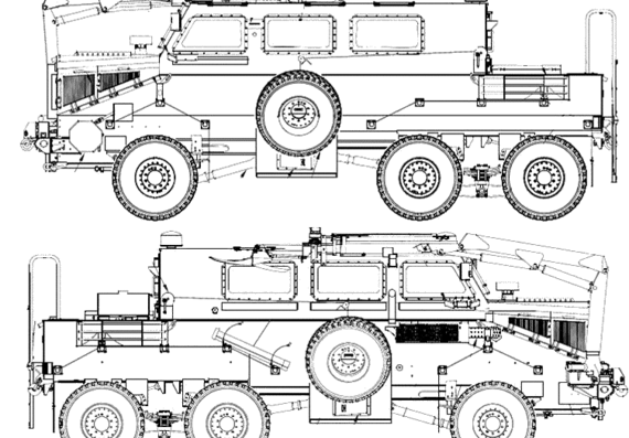 Buffalo MPCV tank - drawings, dimensions, pictures