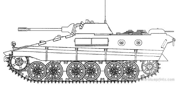 Tank Buffel APC3 - drawings, dimensions, figures