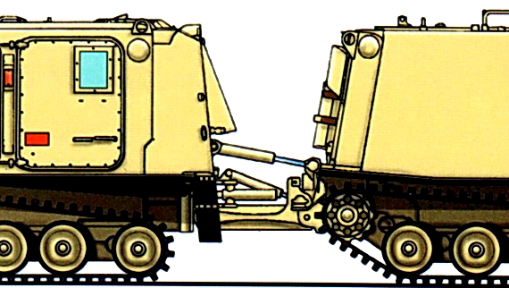 Tank Bv 206 - drawings, dimensions, figures