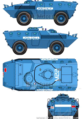 Tank CM6614 LAV - drawings, dimensions, figures