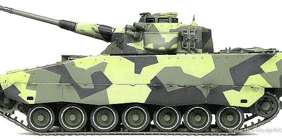 Tank CV-9040B - drawings, dimensions, figures