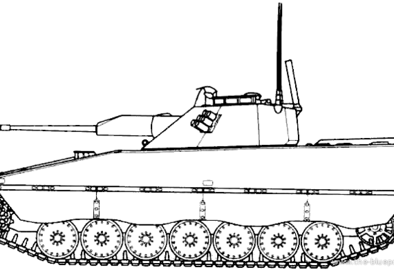 Tank CV 90 - drawings, dimensions, figures