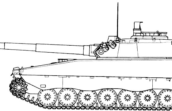 Tank CV 90105 - drawings, dimensions, figures