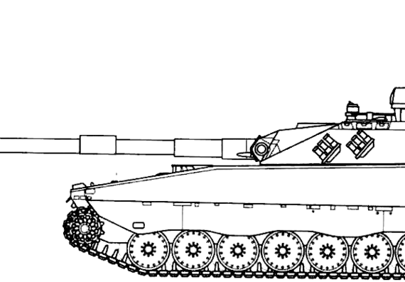 Tank CV 90120 - drawings, dimensions, figures