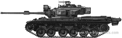 Танк Centurion Mk.5-1 RACC - чертежи, габариты, рисунки