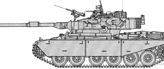 Танк Centurion Shot-Kal - чертежи, габариты, рисунки