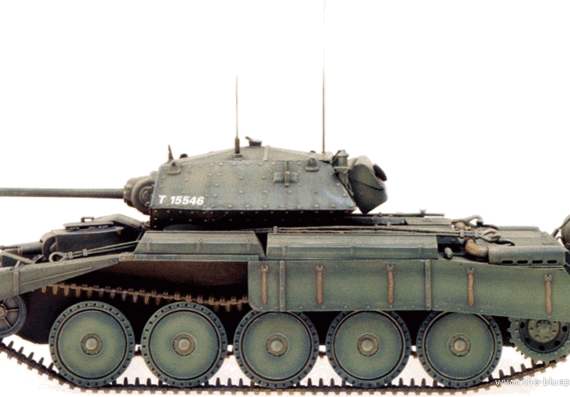 Crusader Mk.I tank - drawings, dimensions, pictures