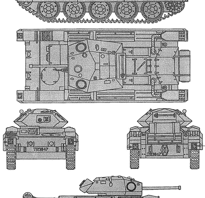 Tank Crusader Tank Mk.III - drawings, dimensions, pictures