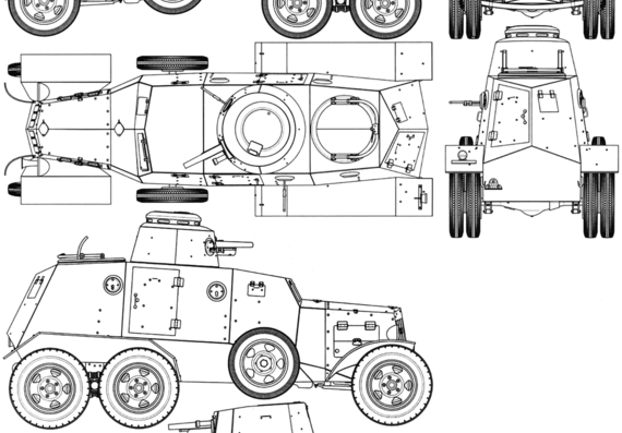 Tank D-13 - drawings, dimensions, figures
