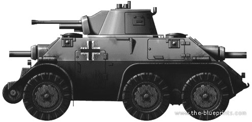Tank DAF 201 (h) - drawings, dimensions, figures