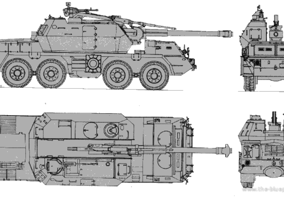 Tank Dana - drawings, dimensions, figures