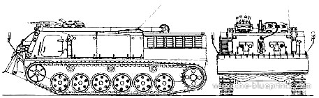 Tank EntpPz 65 (Entpannungspanzer 65) - drawings, dimensions, pictures