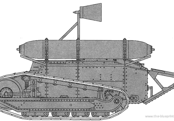 Tank FT17 Smoke Tank - drawings, dimensions, pictures
