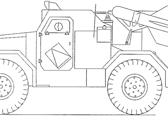 Танк FV1620 Hornet AT Malkara - чертежи, габариты, рисунки