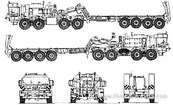 Faun SLT 50-3 Elefant tank - drawings, dimensions, figures