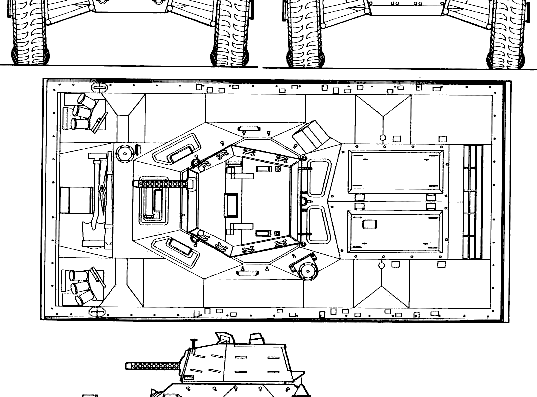 Танк Ferret Mk 4 - чертежи, габариты, рисунки