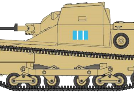 Tank Fiat CV33 - L3-33 - drawings, dimensions, figures