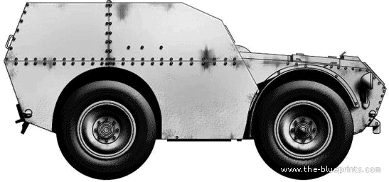 Танк Fiat SPA AS.37 - чертежи, габариты, рисунки