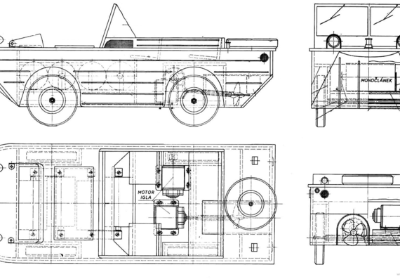 Tank Fotd GPW - drawings, dimensions, figures