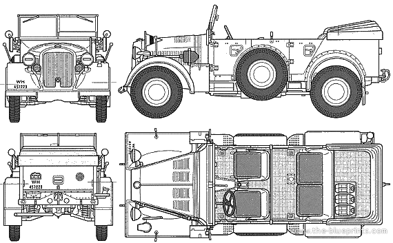 Horch Kfz tank. 15 - drawings, dimensions, figures