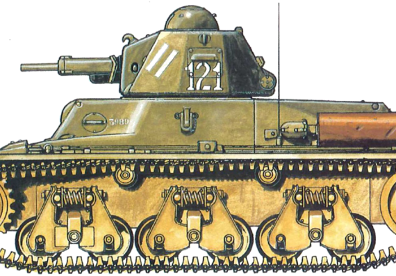 Tank Hotchkiss 39.H - drawings, dimensions, pictures