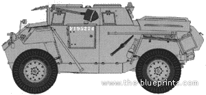 Танк Humber Scout Car Mk.I - чертежи, габариты, рисунки