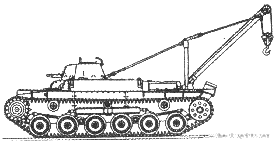 Tank IJA Se-Ri ARV - drawings, dimensions, figures