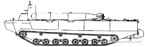 Танк IJA Type 4 Ka-Tsu - чертежи, габариты, рисунки