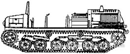 Tank IJA Type 98 Ro-Kae - drawings, dimensions, figures