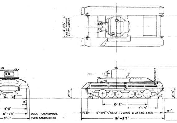 Tank IN116 - drawings, dimensions, figures