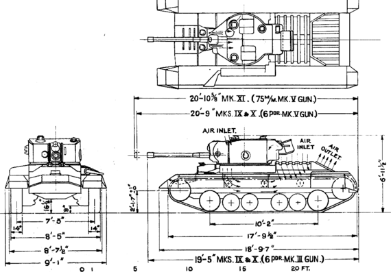 Tank IN128 - drawings, dimensions, figures
