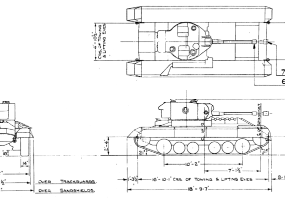 Tank IN131 - drawings, dimensions, figures