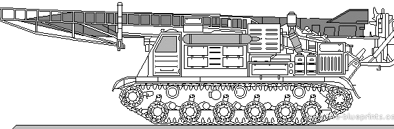 Танк IS-3 R-11 SS-1B Scud-A 8U218 - чертежи, габариты, рисунки