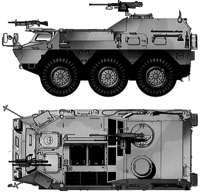 Танк JGSDF Type 82 Command and Communications Vehicle - чертежи, габариты, рисунки