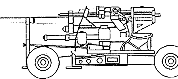 Танк KS-19 100mm AA Gun Type-59 - чертежи, габариты, рисунки