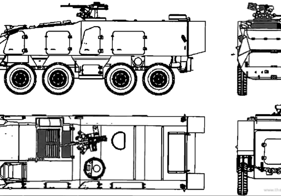 Tank KTO Rys - drawings, dimensions, figures