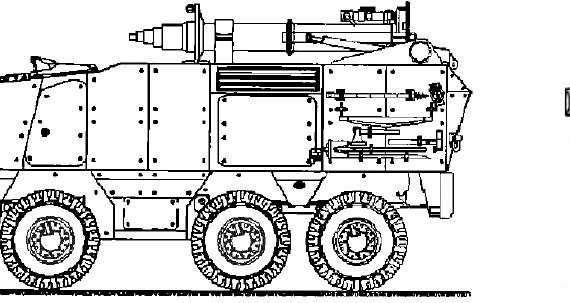 Tank KTO Rys Kaktus - drawings, dimensions, figures