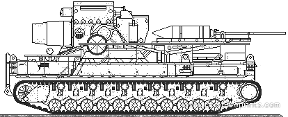 Karl Morser SPM tank - drawings, dimensions, figures