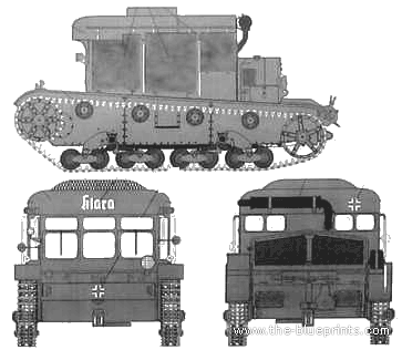 Klara C7P Recovery Vehicle - drawings, dimensions, pictures