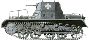 Tank Kleiner Panzerbefehlswagen 1KLA - drawings, dimensions, pictures