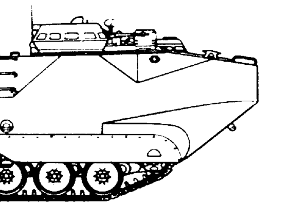 Tank LVT-P7 - drawings, dimensions, figures