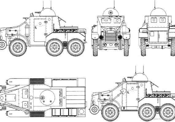 Tank Laffly S15TOE - drawings, dimensions, figures